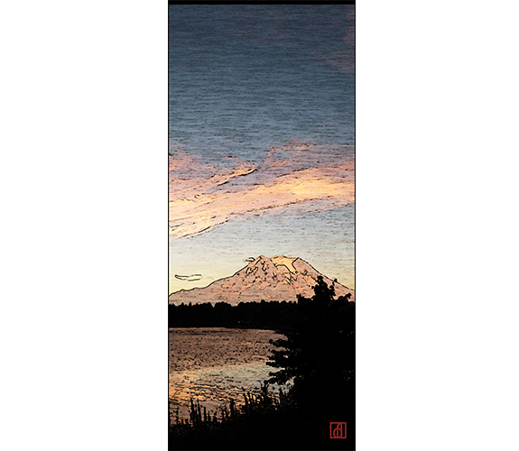 Mclain- Sunset Mt. Rainier